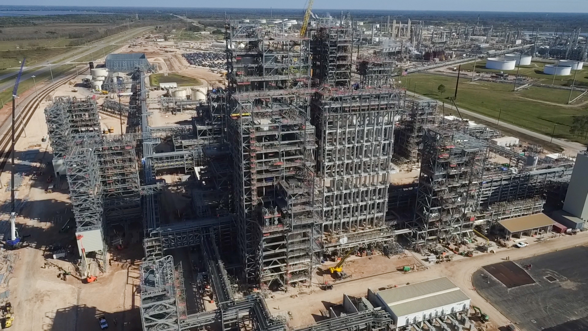 Chevron Phillips Chemical Cedar Bayou Facility In Baytown Texas