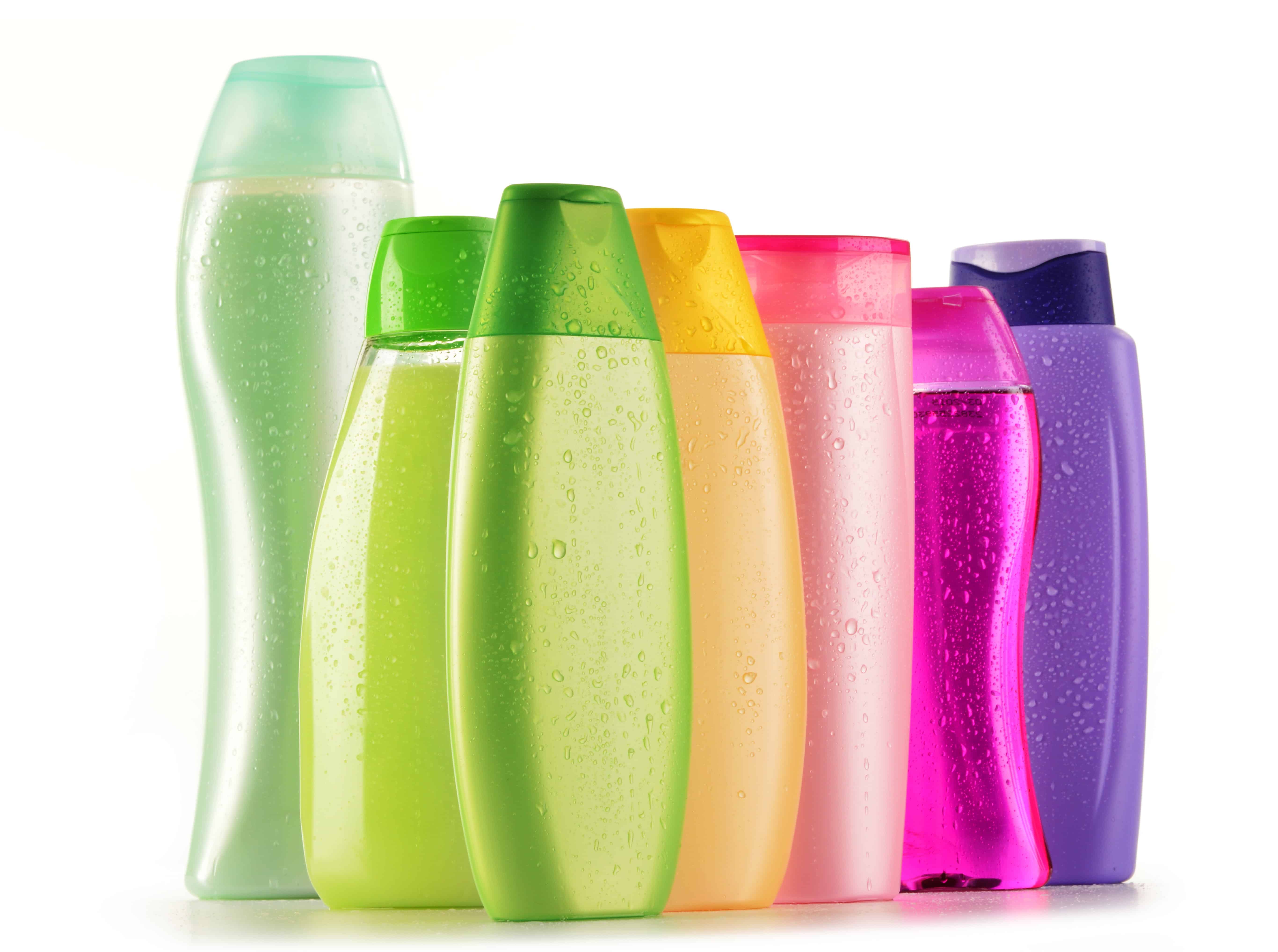 Collection of personal care bottles