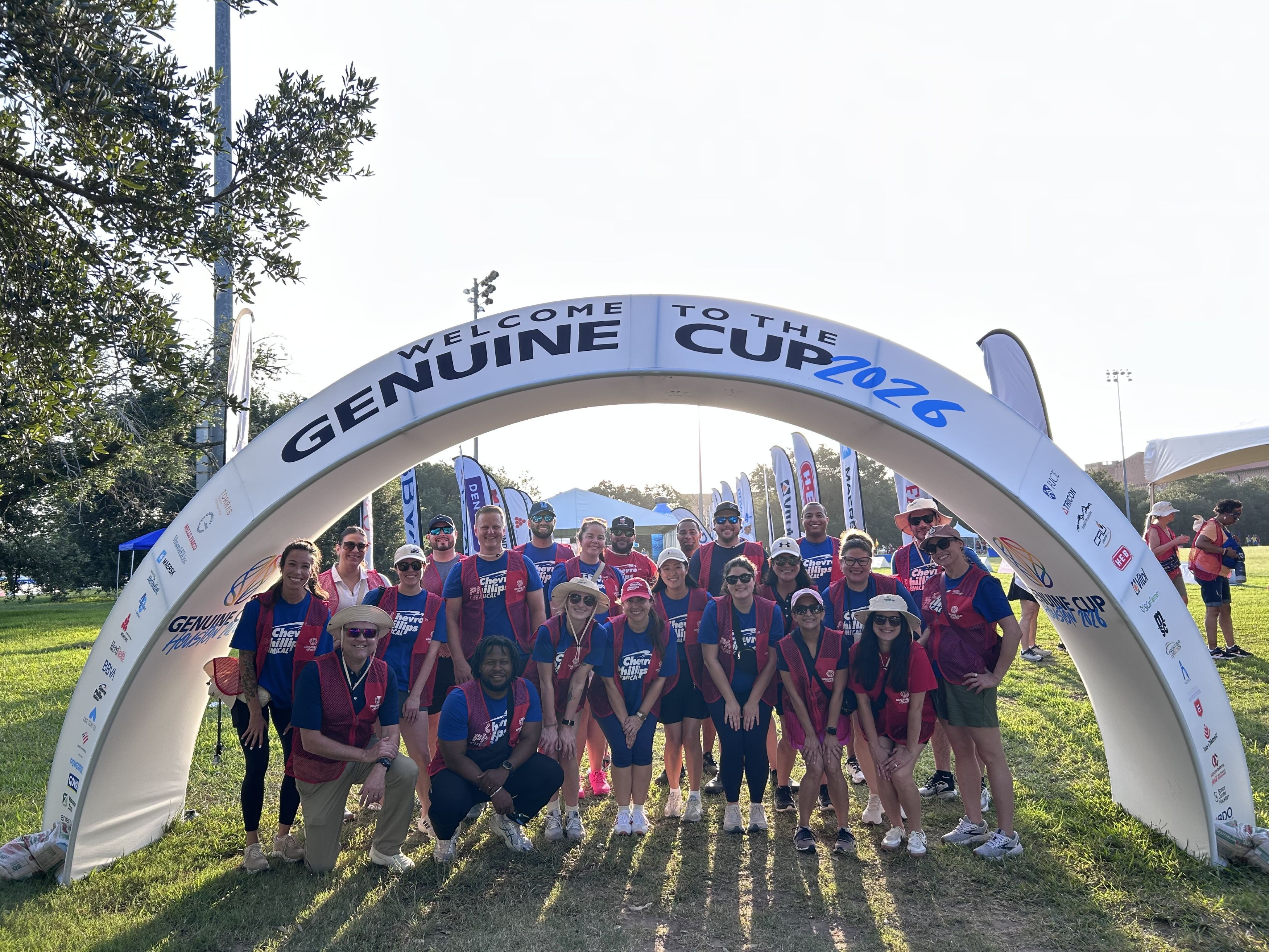 Group of people at outdoor event
