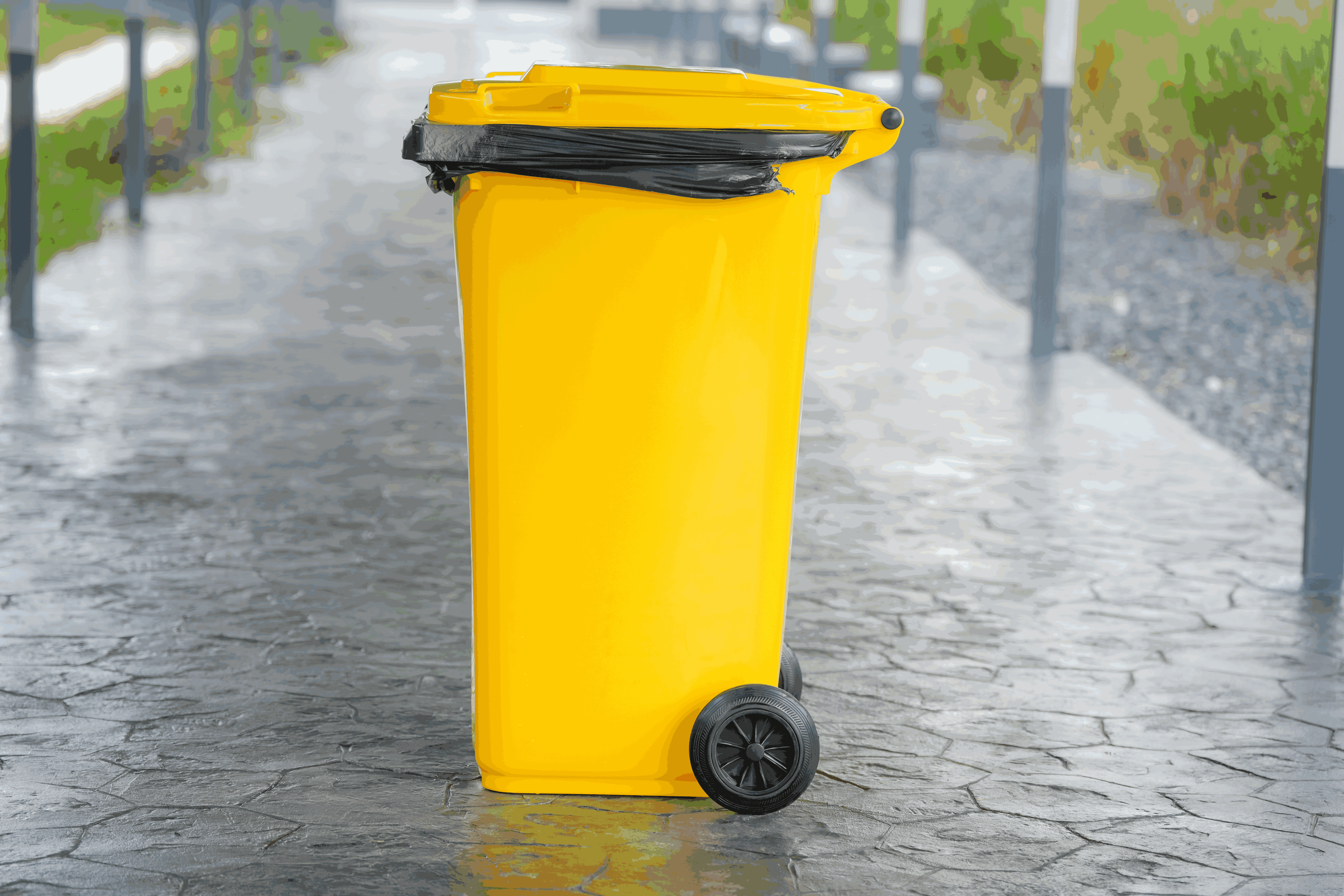 Roll Out Garbage Bin
