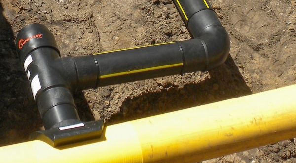 SupraFlow Gas Tap Tee
